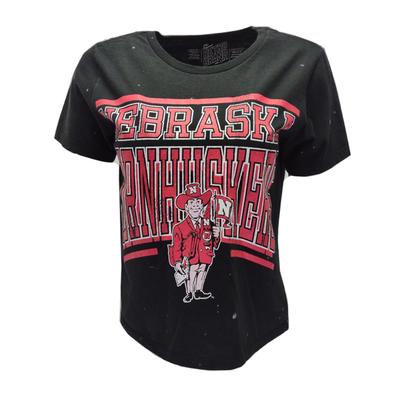 Nebraska Bleach Wash 1997 Short Sleeve Tee