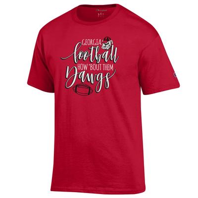 Georgia Champion Women's How Bout Them Dawgs Tee