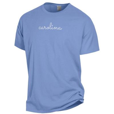 UNC Comfort Wash Simple Script Tee