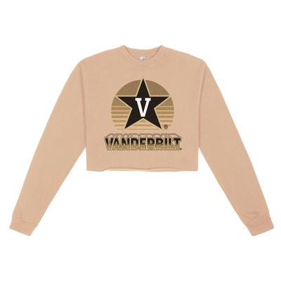 Vanderbilt Uscape Oversize Crop Neon Sign Crew
