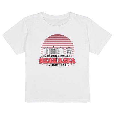 Nebraska Uscape Organic High Waisted Short Sleeve Tee