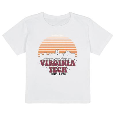 Virginia Tech Uscape Organic High Waisted Short Sleeve Tee