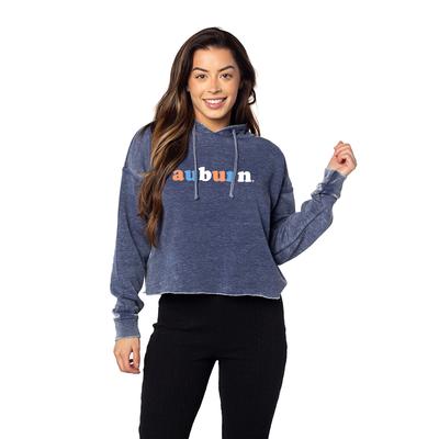 Auburn Chicka-D Campus Multi Retro Cropped Hoodie