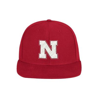 Nebraska Adidas Flatbrim Snapback Hat