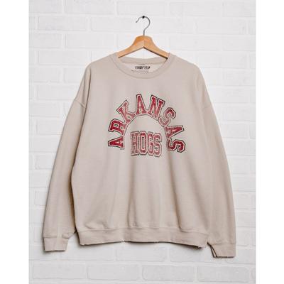 Arkansas Razorbacks Mega Arch Thrifted Sweatshirt
