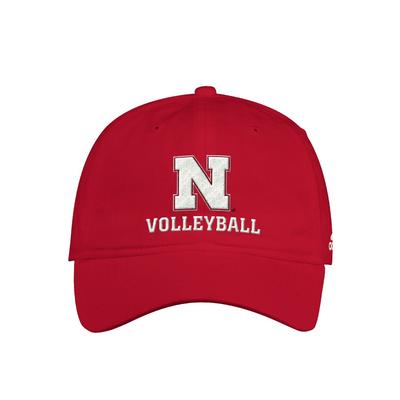 Nebraska Adidas Volleyball Adjustable Hat