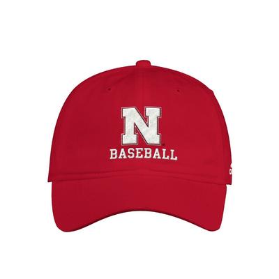 Nebraska Adidas Baseball Adjustable Hat