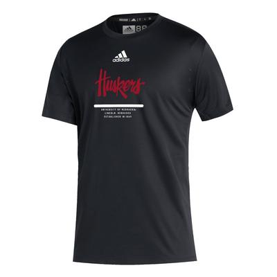 Nebraska Adidas Sideline 21 Training Tee