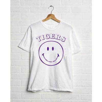 LSU Tigers Spread Smiles Boxy Short Sleeve One Size Tee