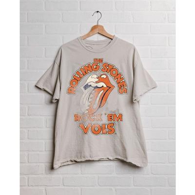 Tennessee Rolling Stones Rock'em Vols Thrifted Tee