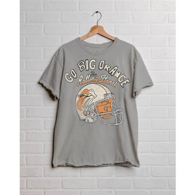 Tennessee Rolling Stones Helmet Lick Thrifted Tee