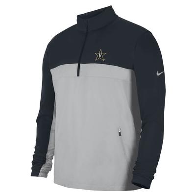 Vanderbilt Nike Victory Half Zip Shield Pullover