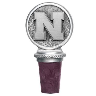Nebraska Heritage Pewter Bottle Stopper