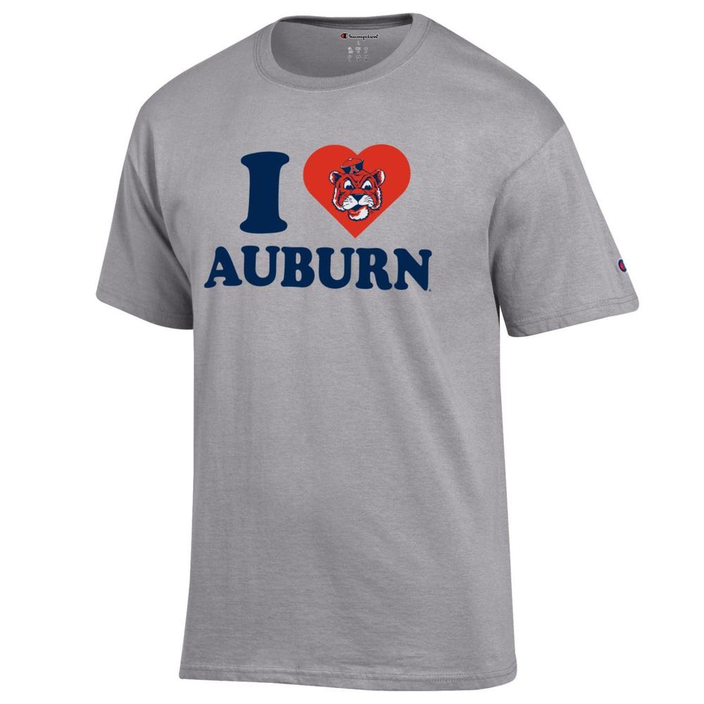  Auburn Champion Women's I Love Auburn Tee