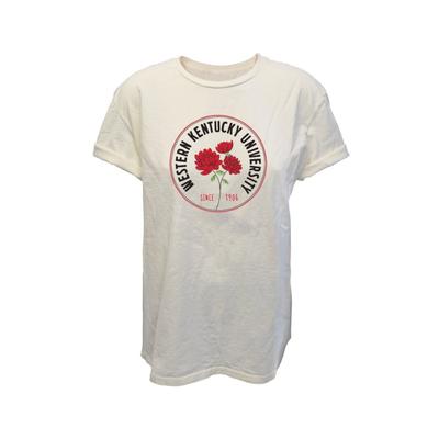 Western Kentucky Summit Circle Flower Heritage Boyfriend Tee