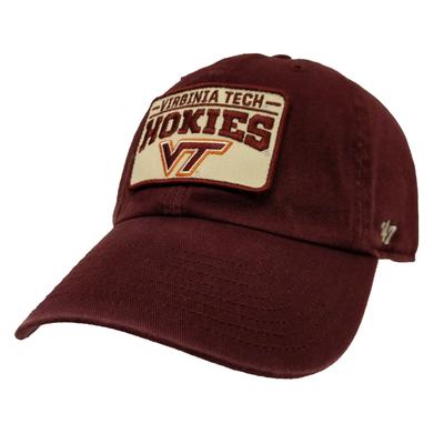 Virginia Tech '47 Brand Twill Patch Adjustable Hat