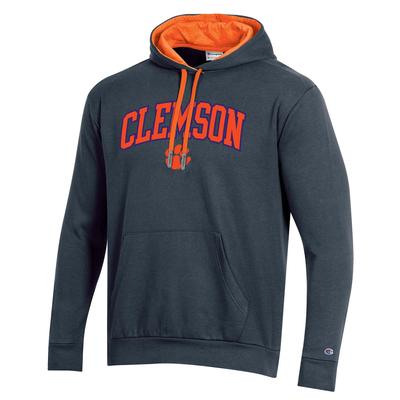 Clemson Champion Men's Arch Fleece Hoodie