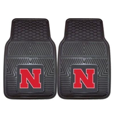 Nebraska 2 Pack Heavy Vinyl Car Mats