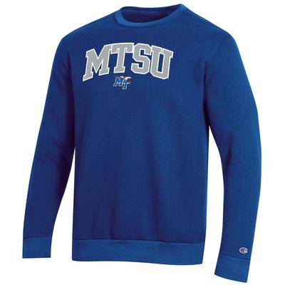 MTSU Champion Men's Arch Crew Fleece Sweatshirt