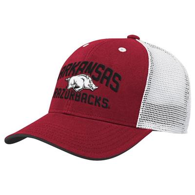 Arkansas Gen2 YOUTH Arch Logo Trucker Hat