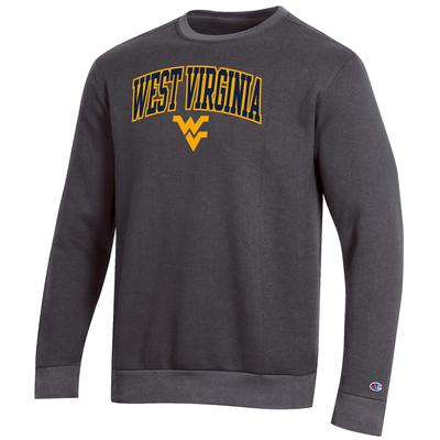 West Virginia Champion Men's Arch Crew Fleece Sweatshirt