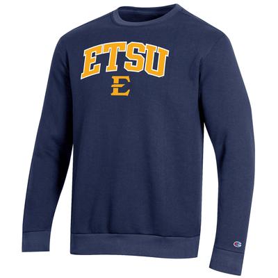 ETSU Champion Men's Arch Crew Fleece Sweatshirt