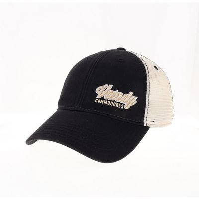 Vanderbilt Legacy Women's Script Left Hit Trucker Hat