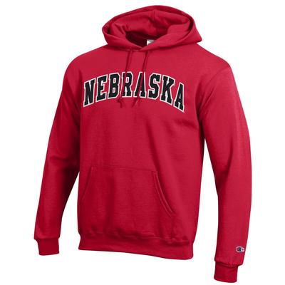 Nebraska Champion Arch Fleece Hoodie