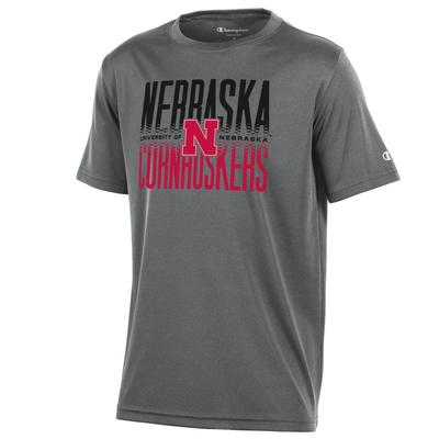 Nebraska Champion YOUTH Athletic Tee