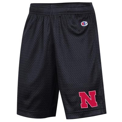 Nebraska Champion YOUTH Mesh Shorts