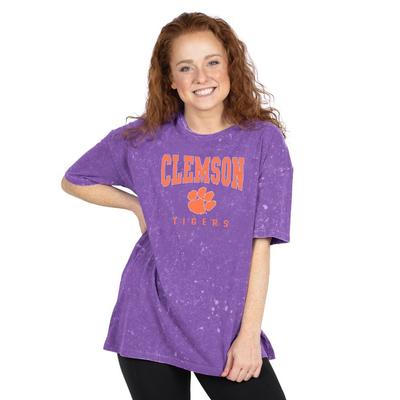 Clemson Zoozatz Garment Wash Oversized Tee