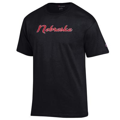 Nebraska Champion Women's Basic Script Tee