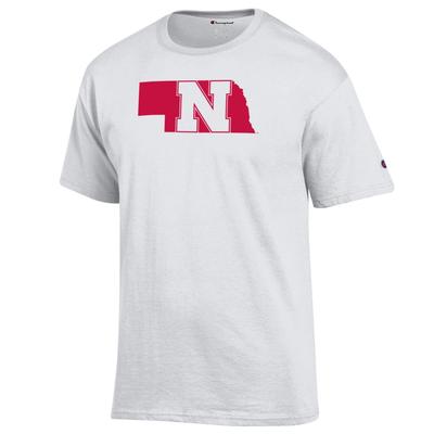 Nebraska Champion Logo State Tee