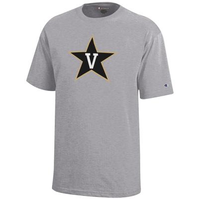 Vanderbilt Champion YOUTH Giant Star Logo Tee