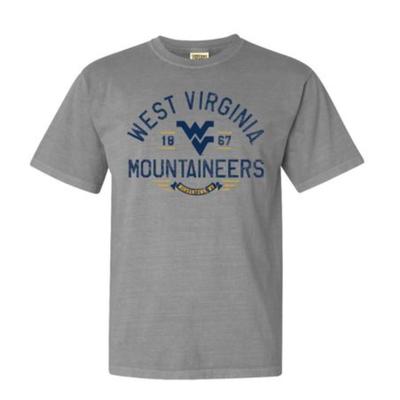 West Virginia Summit Arch Mascot Short Sleeve Comfort Colors Tee
