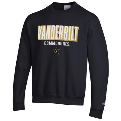 Vanderbilt Champion Straight Stack Sweatshirt