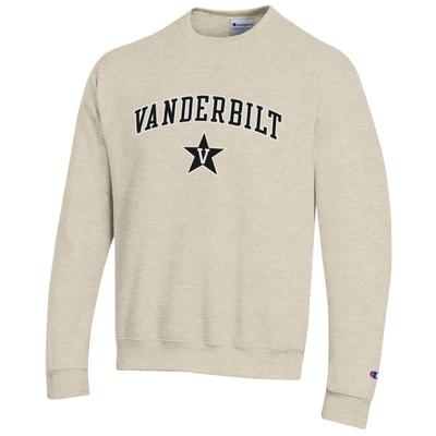 Vanderbilt Champion Arch Logo Oatmeal Fleece Sweatshirt