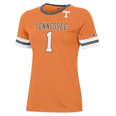 Tennessee Champion Women's Superfan Sueded Stripe Tee