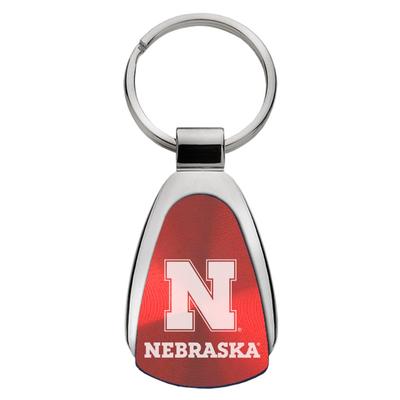 Nebraska LXG Teardrop Keychain