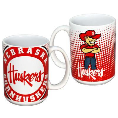 Nebraska Dot Pattern Mug