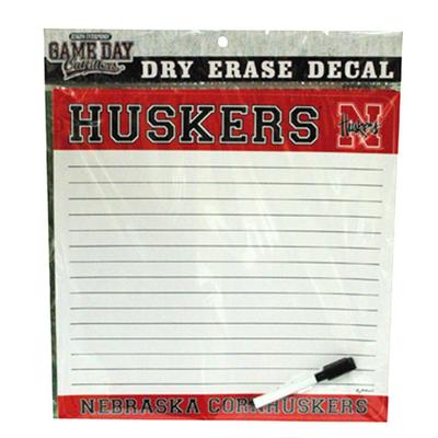 Nebraska Dry Erase Decal