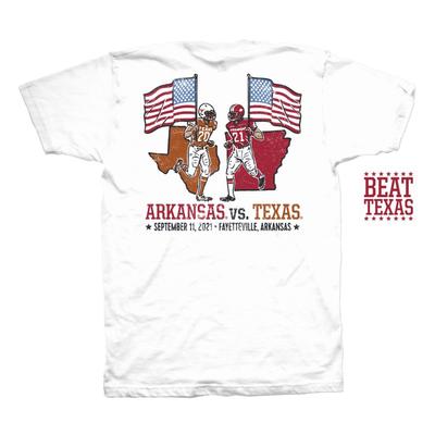 Arkansas vs Texas Match Up Short Sleeve Tee