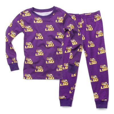 LSU Wes and Willy Toddler PJ Set