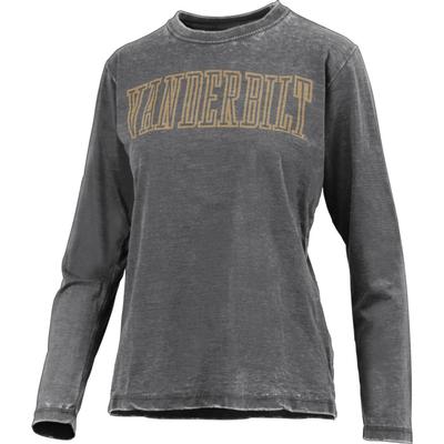 Vanderbilt Pressbox Superblock Vintage Wash Long Sleeve Tee