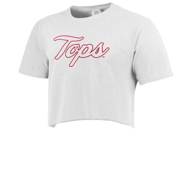 Western Kentucky Tops Logo Cropped Comfort Colors Tee