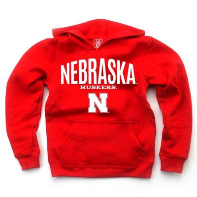 Nebraska Kids Fleece Hoodie