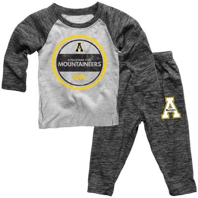 Appalachian State Toddler Cloudy Yarn Long Sleeve Set