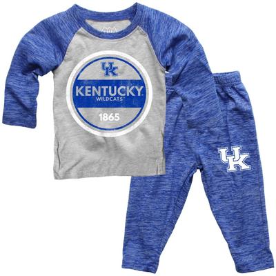 Kentucky Toddler Cloudy Yarn Long Sleeve Set