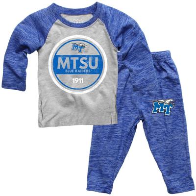 MTSU Toddler Cloudy Yarn Long Sleeve Set