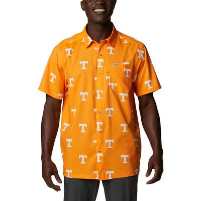 Tennessee Columbia Men's Super Slack Tide Printed Shirt